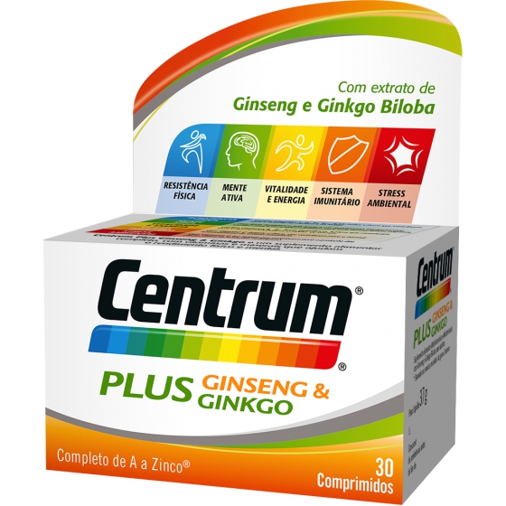 CENTRUM PLUS GINSENG GINKGO COMPX30