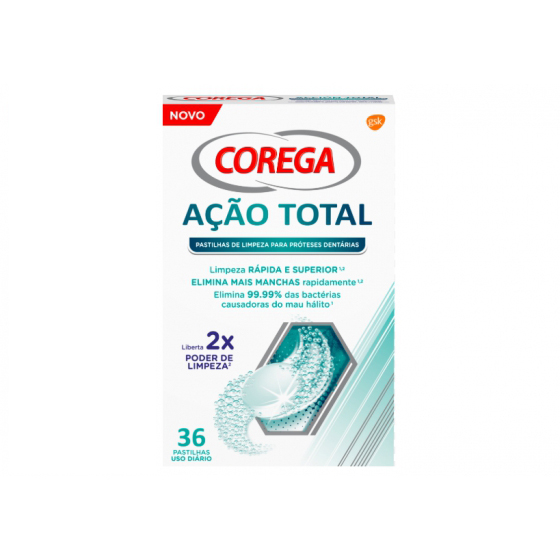 COREGA ACAO TOTAL PAST LIMP DIARIA X36
