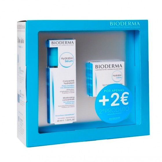BIODERMA HYDRABIO SÉRUM 40 ML + BIODERMA HYDRABIO CREME 50 ML COM PREÇO ESPECIAL DE 2€