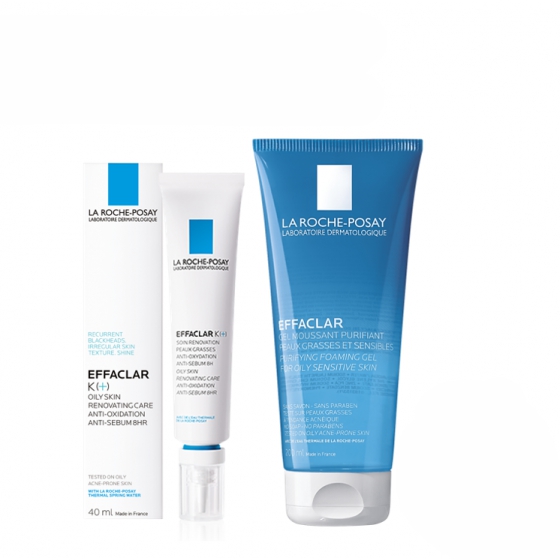 ROCHE POSAY EFFACLAR K(+) CR RENOV+GEL MOUSS2E