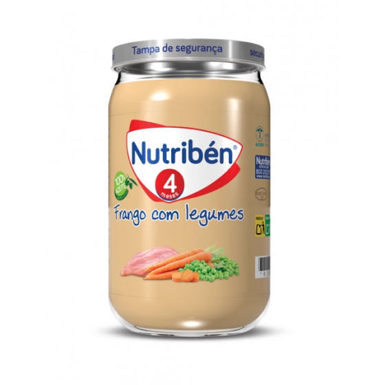 NUTRIBEN BOIAO 6 FRANGO C/LEGUMES 235G