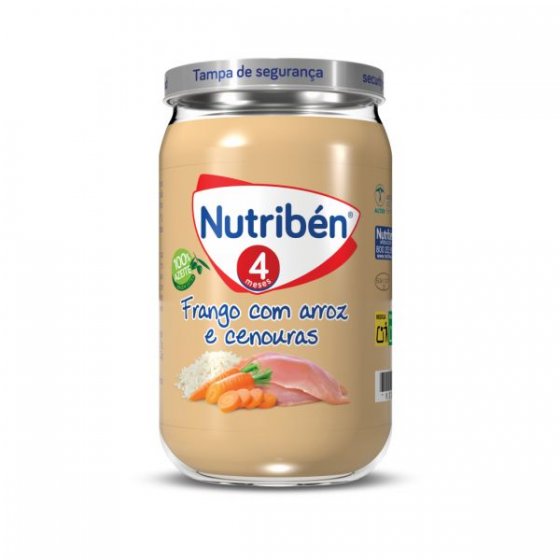 NUTRIBEN BOIAO 6 FRANGO ARROZ CENOUR 235G