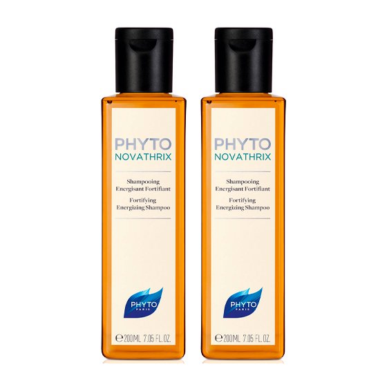 PHYTO PHYTONOVATHRIX DUO CHAMPÔ ANTIQUEDA 2 X 200 ML COM DESCONTO DE 50% NA 2Ş EMBALAGEM