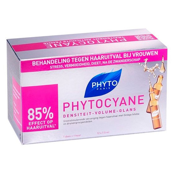 PHYTO COURO CABEL AMP PHYTOCYANE 7,5ML X12