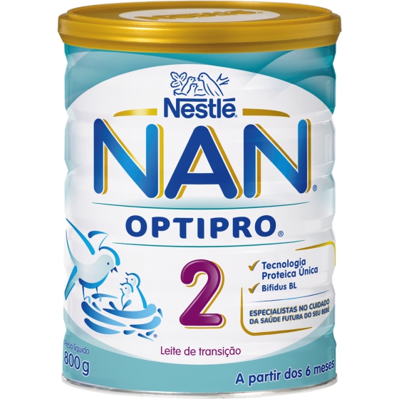 NAN 2 LEITE TRANSICAO 800 G