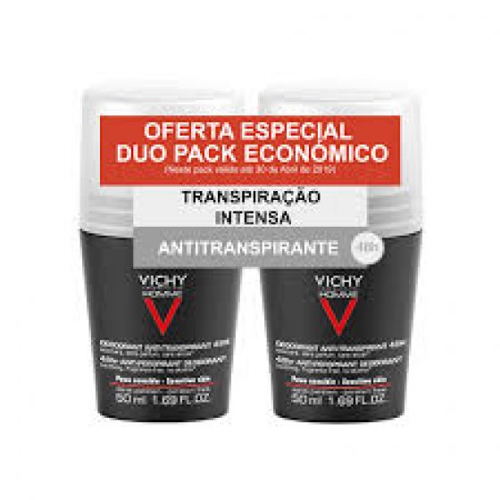 VICHY HOMME DEO PELE SECA  DUO