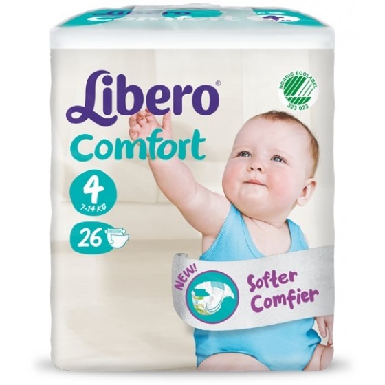 LIBERO BABY COMFO FRALD TAMANHO 4 7/14 KG MA/MO X 31
