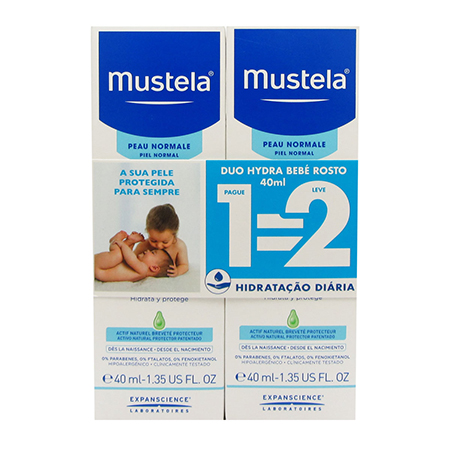 MUSTELA BEBE DUO HIDRA ROSTO 40 ML
