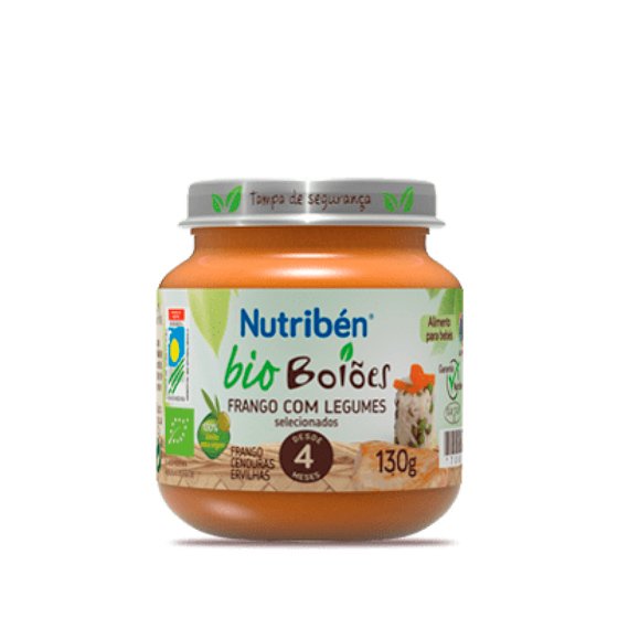 NUTRIBEN BIO  BOIOES FRANG C/LEGUM 130G