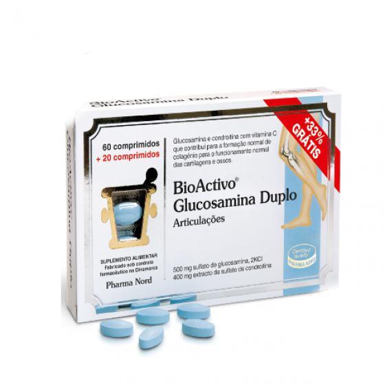 BIOACTIVO GLUC DU COMP GLUCOSAMI DUPLO X 80