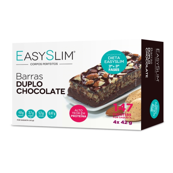 EASYSLIM BARRAS CHOC DUP 42G X 4