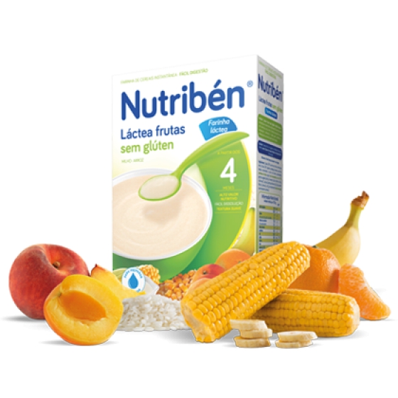 NUTRIBEN FARINHAS FRUTA LACTEA S/GLUT 300 G