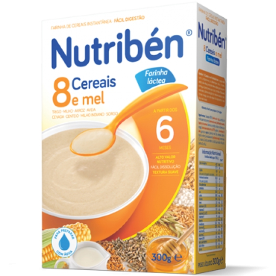 NUTRIBEN FARINHAS 8 CEREAIS MEL LA 300G